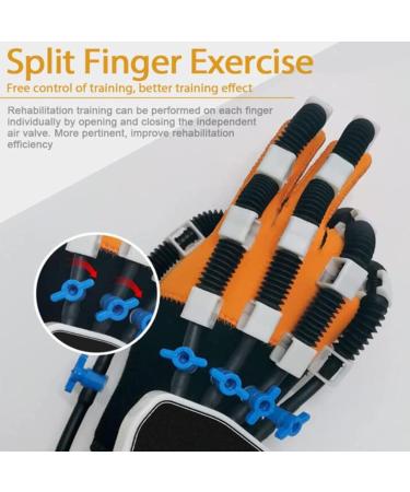 Rehabilitation Robot Gloves - Finger Exerciser & Grip Strength Trainer for Stroke Hemiplegia & Finger Stiffness XL Right-Handed Multi-Mode Training - Buy Online on GoSupps.com