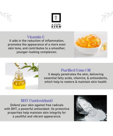 A-Cute Derm Emunition E2 Serum Hydrator to Improve Loss Moisturizer Helps in Healing for Sensitive Skin (1 oz) 1 Fl Oz (Pack of 1) - Buy Online on GoSupps.com