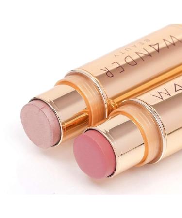 WANDER BEAUTY ON-THE-GLOW Blush & Illuminator Stick - Cream Highlighter & Blush Makeup for Face & Body - Buy Online on GoSupps.com