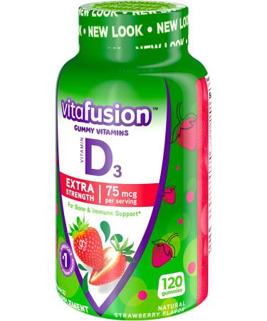 Vitafusion Extra Strength Vitamin D3 Gummies 120 ct - Boost Your Immune Health - Buy Online on GoSupps.com