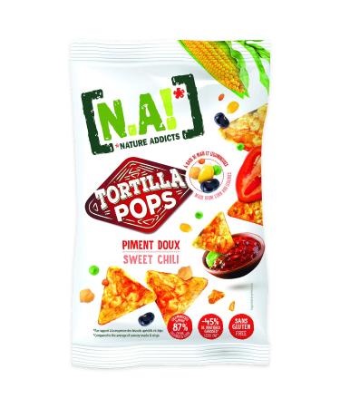 N / A! NATURE ADDICTS Tortillas Pop Sweet Chilli Puffed Corn/Vegetables 80 g