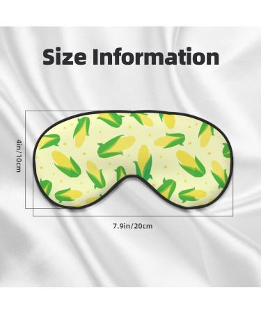 Double-Sided Green Delicious Corn Eye Mask | Unisex Sleep Shade for Ultimate Comfort - Buy Online on GoSupps.com