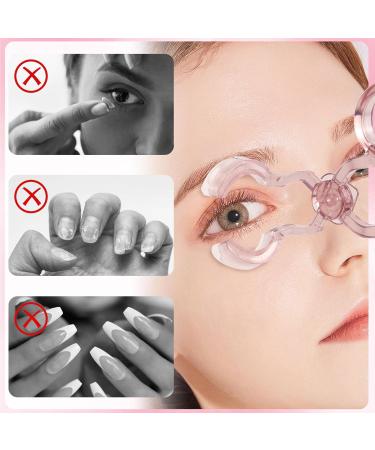 EKIND Contact Lens Wearing Aid | Eyelid Stretcher for Easy Insertion & Removal | Comfort & Convenience for Daily Use & Travel (Light Red - Buy Online on GoSupps.com