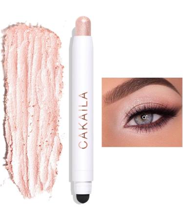 Eye Brightener Stick Smudge-Proof Double-end Pencil Eyeshadow Stick | Stick Highlighter Makeup Automatic Rotating for Women Girls - Buy Online on GoSupps.com