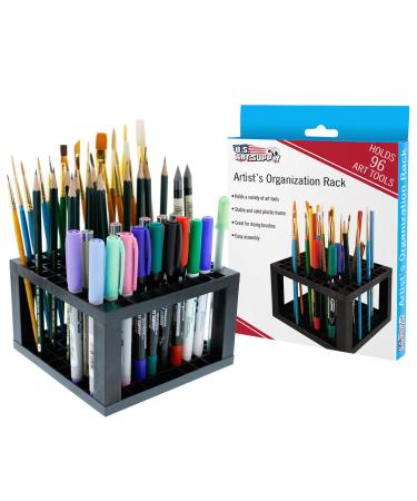 U.S. Art Supply 13-Piece Artist Painting Set with 6 Vivid Acrylic Paint  Colors, 12 Easel, 2 Canvas Panels, 3 Brushes, Painting Palette - Fun  Children, Kids School, Students, Beginners Starter Art Kit 