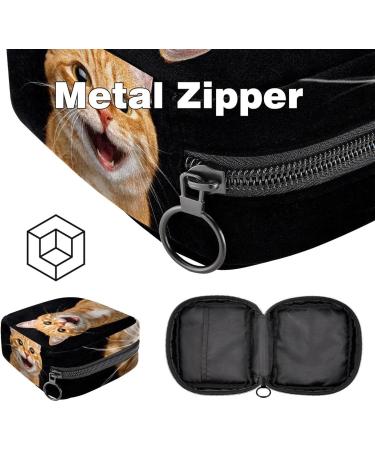 Shop Stylish Storage Bags for Women's Bandages & Menstrual Cups | Funny Cat Design for Teens & Women - Buy Online on GoSupps.com