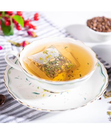 30 Count Organic Rose Leaf Black Tea Combination Natural Herbal Tea Bags of Cassia Barley Orange Peel Winter Melon Aromatic Fragrant Flower Flavored Tea 150g / 5.3oz - Buy Online on GoSupps.com