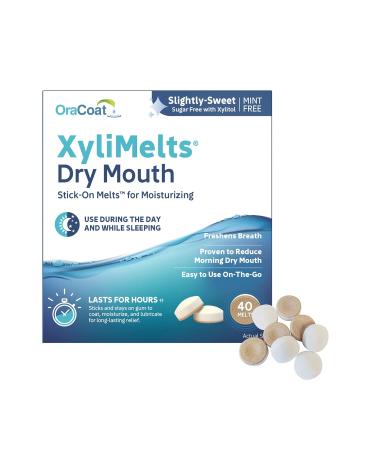 Oracoat - XyliMelts - Dry Mouth - Mint Free - 40 Count - Buy Online on GoSupps.com