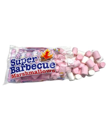 Mr. Mallo Super Barbecue Marshmallows - Pink & White Soft Candy (4x300g) | Perfect for Grilling & Campfires - Buy Online on GoSupps.com