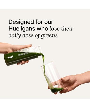 Huel Daily Greens Bundle | Single Serve Original + Bottle | Superfood Greens Powder | 91 Vitamins Minerals and Wholefood-Sourced Ingredients | 12 Servings | Lockable Lid to Avoid Spills | BPA Free - Buy Online on GoSupps.com