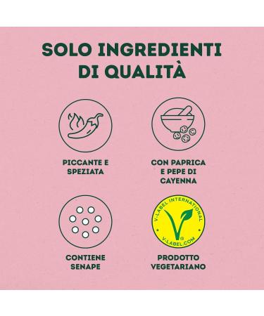  Italian Gourmet E.R. Calv Maionese Spicy Mayo 12 pieces of 250 ml mayonnaise with the addition of paprika and cayenne pepper spicy and spicy sauce ideal for sushi pok and fries+Italian Gourmet polpa 400g - Buy Online on GoSupps.com