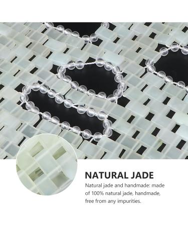 FRCOLOR Cooling Facial Sleeping Eye Mask - Weighted Crystal Rejuvenation Mask for Skin - Natural Jade Anti-Wrinkle Tool - 29x22cm Green - Buy Online on GoSupps.com