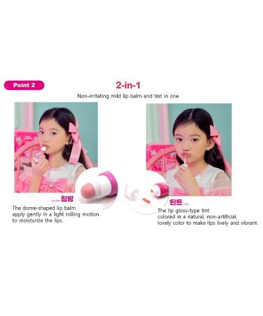 Teenieping Kids Dual Lip Balm and Tint | Fruit Flavored Lip Gloss for Pretend Play | Non Toxic Makeup for Girls Ages 3-8 - Buy Online on GoSupps.com