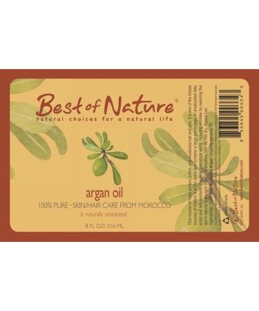 Argan Body Oil -8oz- 100% Pure & Natural From Moroccan Argan Tree- For Body & Hair! 8 Fl Oz (Pack of 1) - Buy Online on GoSupps.com