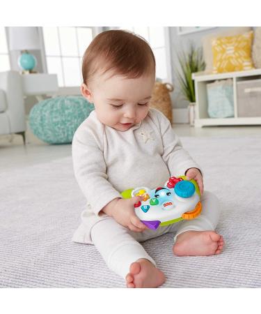 Fisher-Price Pretend Video Game Controller Baby Toy | Music, Lights & Learning Songs | Fine Motor Skills Development - Buy Online on GoSupps.com