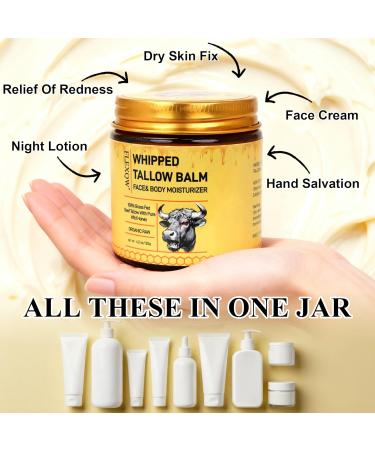 1 Pack Bee Venom Cream 7X Moisturizing Effect than Traditional Tallow Balm 100% Glass Fed Tallow for Skin with Organic Bee Venom Bee Venom Skin Treatment Cream for Dry Skin Face & Body Moisturizer - Buy Online on GoSupps.com
