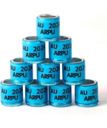 50 Pcs Multicolored Aluminum Pigeon & Chicken Leg Rings - Bird Identification Foot Rings for Training & Accessories - Buy Online on GoSupps.com