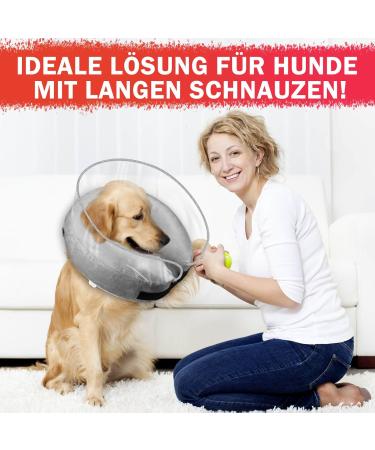 Aschpas Inflatable Dog & Cat Collar | Leak Protection for Long Snouts | Post-Surgery Comfort | Safe & Durable - Buy Online on GoSupps.com