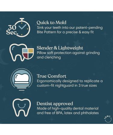 The Good Mouth Co. Premium Boil & Bite Nightguard | Custom Fit for Bruxism & TMJ Relief | Soothes Headaches, Earaches, Snoring | Kids & Adults (Large) - Buy Online on GoSupps.com