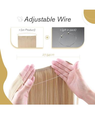 Elailite Synthetic Hair Part Extensions - 50cm #24 Medium Blonde | 90g Smooth Tresse for International Shipping - Buy Online on GoSupps.com