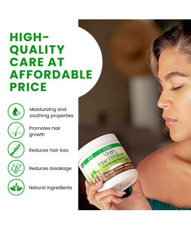Roots Naturelle Virgin Hair Fertilizer - Strengthen Restore & Promote Rapid Hair Growth - 3 Jars 48oz Conditioning Treatment - Buy Online on GoSupps.com