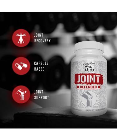 5% Nutrition Rich Piana Joint Defender Maximum Joint Support Supplement | Collagen Glucosamine Chondroitin Turmeric Curcumin with Black Pepper MSM Hyaluronic Acid | 200 Capsules 25 Servings - Buy Online on GoSupps.com