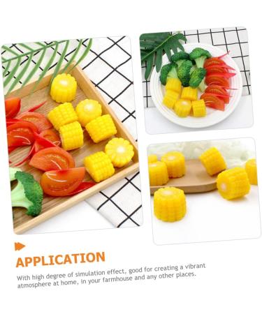 Alipis 6pcs Simulated Vegetables Fake Corns Props Food Ornament Broccoli Crowns Corn Stalks Artificial Corns Props Simulated Corns Fake Props Plastic Photo Prop Simulation Tomato Toy Pvc - Buy Online on GoSupps.com