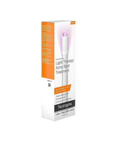 Neutrogena Light Therapy Acne Spot Treatment - Chemical & UV-Free with Blue & Red Light Technology - Gentle Acne Treatment for Sensitive Skin - 1 ct - Buy Online on GoSupps.com