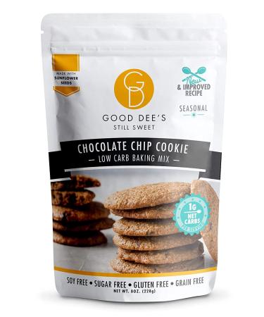Good Dee's Low Carb Chocolate Chip Cookie Baking Mix - 8 oz | Sugar-Free & Keto Friendly - Buy Online on GoSupps.com