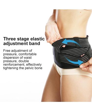 Adjustable Sacroiliac Hip Waist Belt Elastic Lower Back Support Brace Band- Relieve Pain for Back Sciatica Pelvis Lumbar Nerve Leg SI Joint Breathable and Anti-Slip-Resistant for Men Women - Buy Online on GoSupps.com