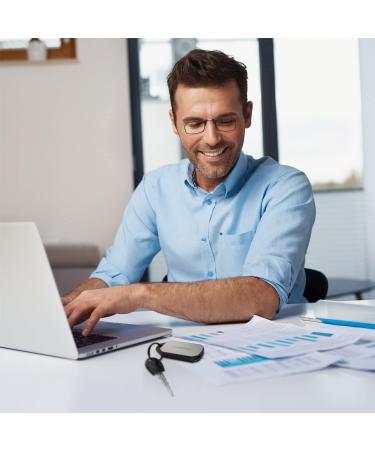 ThinOptics Keychain Case  Rectangular Reading Glasses Black 2 x - Buy Online on GoSupps.com