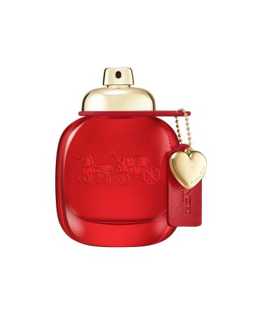 Coach Love Eau de Parfum - Long Lasting Fragrance with notes of Strawberry Red Velvet Rose & Cedarwood - Floral & Fruity - 1.7 fl. oz. 1.7 Fl Oz (Pack of 1)