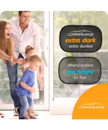 Buy Caramaz Auto Baby Sun Protection - UV Shielding Sun Visor for Cars (2 Pack) - Extra Dark Self-Adhering 40x25cm - Buy Online on GoSupps.com