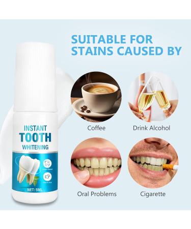 Instant Tooth Paint for Teeth Whitening Safe Gentle & Long-Lasting White Paint Kit Portable Quick Bright Smile Solution - Buy Online on GoSupps.com