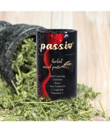 Passi Pack of 12 sachets of 10 g of Macun bitkisel paste - Paste based on red ginseng cane and Turkish honey - Buy Online on GoSupps.com