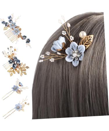 FRCOLOR 6 Sets Bridal Headwear Hair Accessories for Bride Bridal Hair Clip Side Fancy Hair Clips for Wedding Bridal Hair Pin Flower Claw Clips Wedding Headwear Wedding Bridal Tiaras Women - Buy Online on GoSupps.com