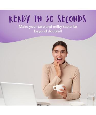 Inno Taro Milk Tea Powder for Boba Tea Kit - Bubble Milk Tea Mix with Instant Taro Powder & Boba Pearls - 1.1lb (500g) - 17.6oz - Buy Online on GoSupps.com