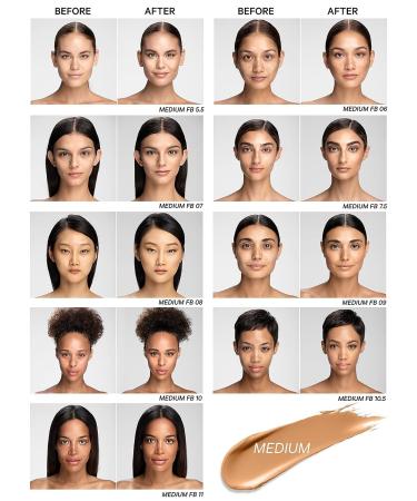 Kevyn Aucoin Foundation Balm FB 06 (Medium) + Brush - Light Diffusing, Full Coverage, Buildable Formula for All Skin Types - Makeup Artist Favorite! - Buy Online on GoSupps.com
