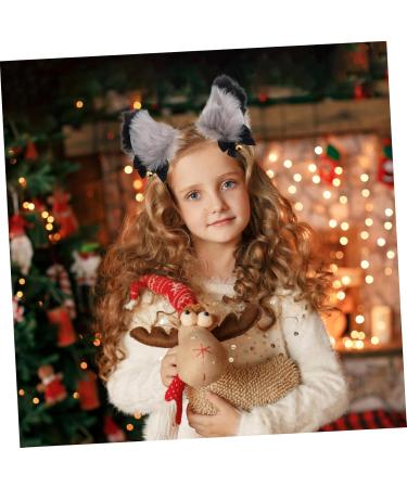MERRYHAPY Cat Ear Bell Headband Rat Cat Ears Headband Grey Ears Cosplay Headband 1920s Headdress Bell Hairband Costumes Red Cat Ears Tail Grey Headband Dog Hair Jewelry Ear Hair Hoop Fabric - Buy Online on GoSupps.com