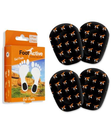 Foetactive Gel -Pads -(4 pcs.) -Fersen gel pillow with a soft cover to increase the running comfort!- Anyone who appears gently comes!