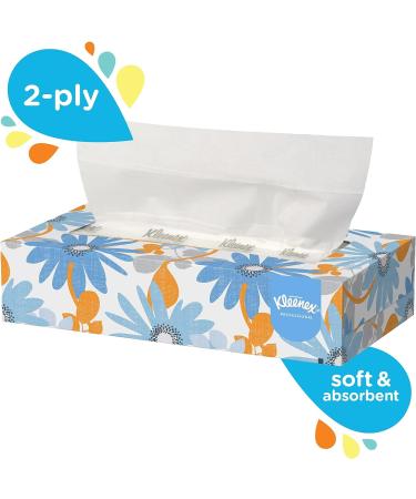 Kleenex Spacesaver Facial Tissue  White  100 Count (Pack of 5) - Buy Online on GoSupps.com