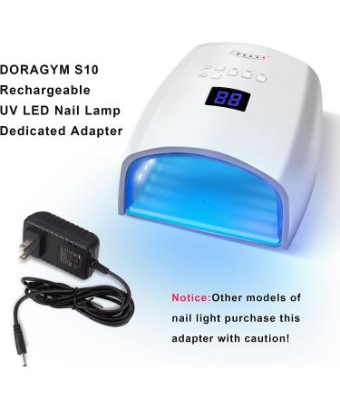 66W Professional S10 UV LED Nail Lamp AC DC Adapter Charger - Power Supply for Gel Nail Polish Dryer - Buy Online on GoSupps.com
