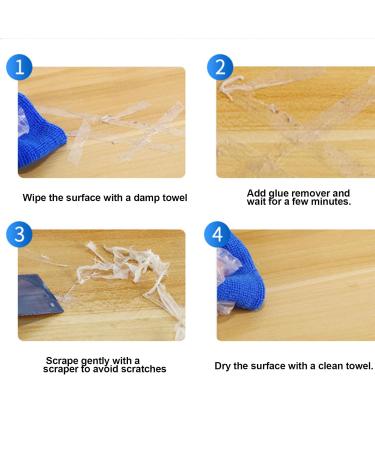 Multi-purpose glue remover - Powerful 50ml gel cleaner fast-acting non-toxic formula safe on surfaces | Sticker Label Glue remover for marble and metal household use - Buy Online on GoSupps.com