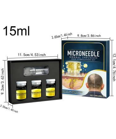 Hair Growth Oil Reduce 15ml Hair Growth Formula Scalp Thickening Solution Support Absorption Daily Use Home Care Travel Convenience - Buy Online on GoSupps.com