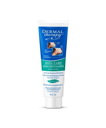 Dermal Therapy Heel Care Cream - Moisturizing Treatment that Repairs and Heals Dry  Rough  Cracked Heels and Feet | 25% Urea and 6% Alpha Hydroxy Acids (3 Ounce) | Packaging May Vary 3 Ounce (Pack of 1)
