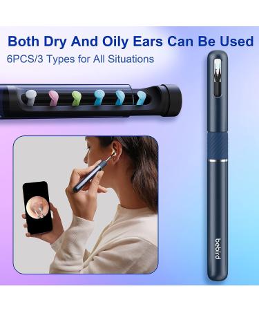 Bebird Pro Note5 Ear Wax Removal Tool Camera - 10MP HD Otoscope with Light & Tweezers - Spade Ear Cleaner for iPhone & Android - Blue - Buy Online on GoSupps.com