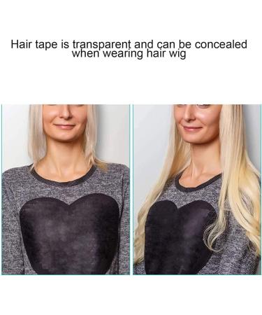 Wig Tape Hair Extension Tape Wig Lace Front Wig Tape Hairpiece Tape Hair Extension Double Sided Adhesive Tape Hair Salon Replacement Wig Tape Accessory for Lace Front Wig Toupee - Buy Online on GoSupps.com