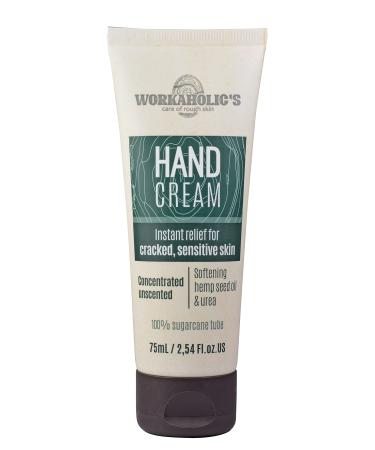 Workaholics - hand cream for very dry and cracked hands hand cream with hemp oil and urea optimal hand care for men and women quickly retracting 75 ml