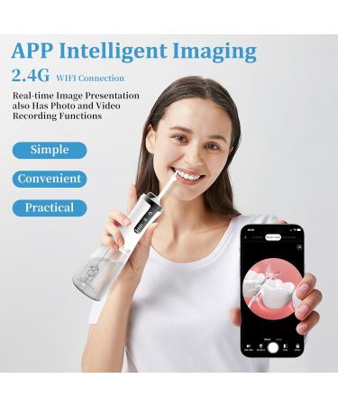 Buy Water Dental Flosser - Cordless Rechargeable & IPX7 Waterproof | Adjustable Pressure for Sensitive Teeth - Buy Online on GoSupps.com