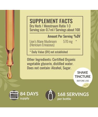 HERBAMAMA Lion's Mane & Brain Support Complex Kit - Bundle of Lion's Mane Extract 4 Fl Oz & Brain Support Complex Gummies - Vegan Non-GMO Sugar & Alcohol-Free - 2 Pack - Buy Online on GoSupps.com